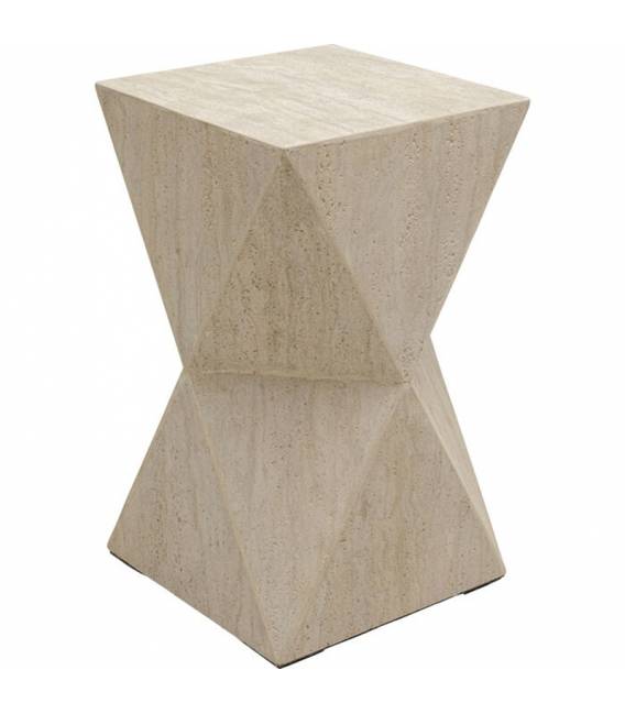 Šoninis staliukas LUXURY TRIANGLE 32x54 smėlio