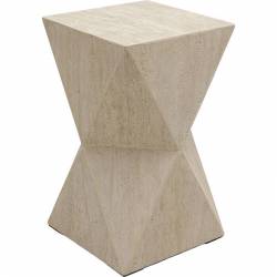 Šoninis staliukas LUXURY TRIANGLE 32x54 smėlio