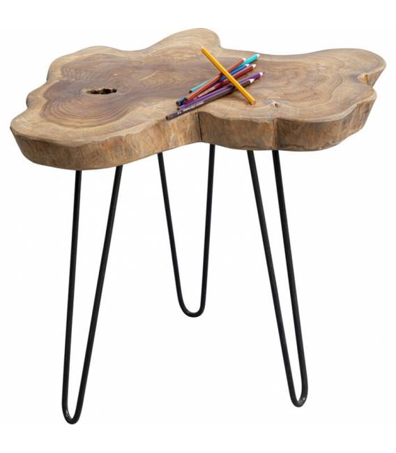 Šoninis staliukas ASPEN 50x50 rudas