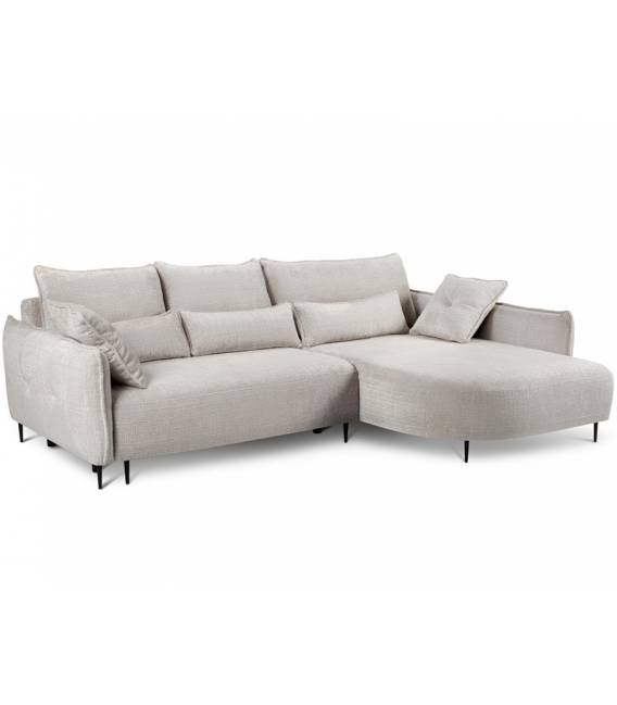 Minkštas kampas LERO 285x200 šviesiai pilkas