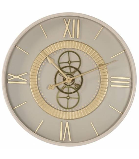Laikrodis TIME MOTION Ø60 beige