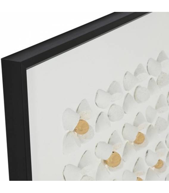 Paveikslas WHITE PETALS 100x100 baltas