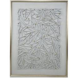 Paveikslas PARTICLES 90x120 pilkas