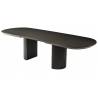 Išskleidžiamas stalas TEMPO 180(260)x103 black beton