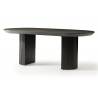 Išskleidžiamas stalas TEMPO 180(260)x103 black beton