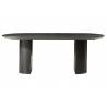 Išskleidžiamas stalas TEMPO 180(260)x103 black beton