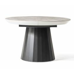 Išskleidžiamas stalas JAZZ Ø120(163) retro gumush