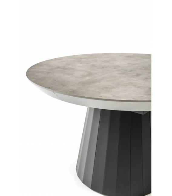 Išskleidžiamas stalas JAZZ Ø120(163) retro gumush