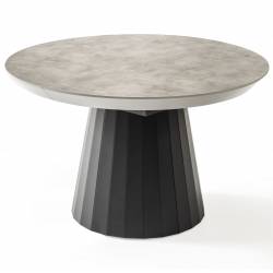 Išskleidžiamas stalas JAZZ Ø120(163) retro gumush