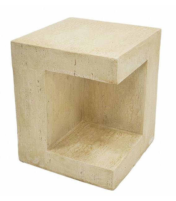 Šoninis staliukas CUBE 38x38 beige