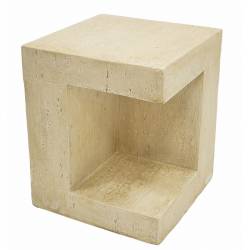 Šoninis staliukas CUBE 38x38 beige