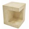 Šoninis staliukas CUBE 38x38 beige