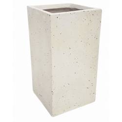 Vazonas TERRAZO 33x50 baltai margas