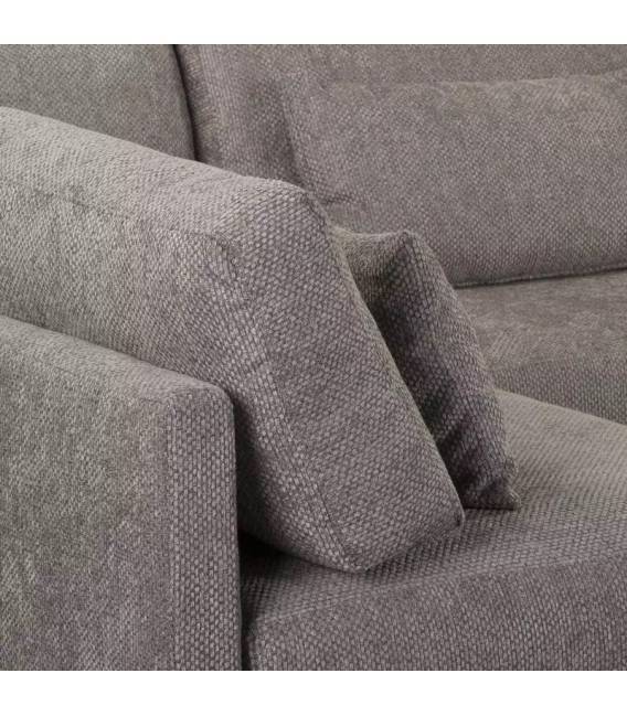 Minkštas kampas PAROS 374x240/180 pilkas