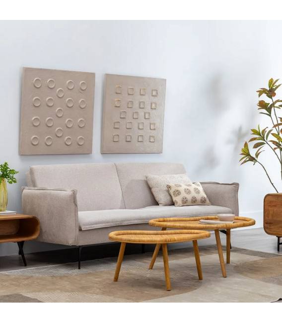 Sofa-lova ALBA 214x106 kreminė