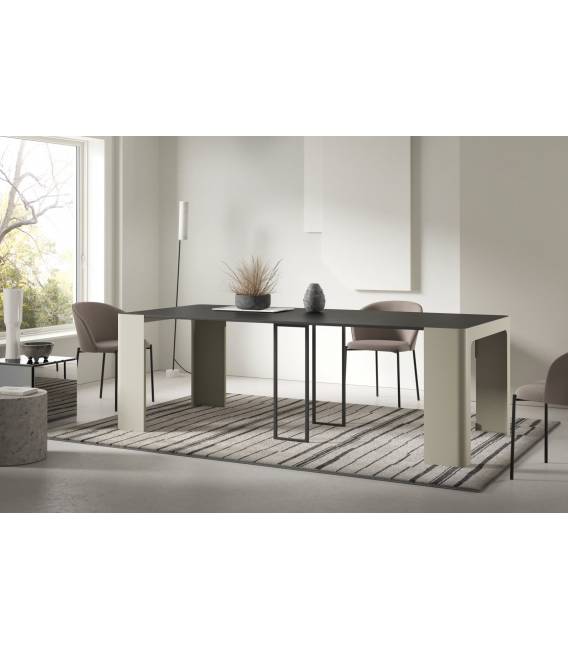 Transformuojamas stalas / konsolė VERON 50(300)x110 kreminė