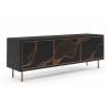 TV spintelė LUARIS 161x38 juoda