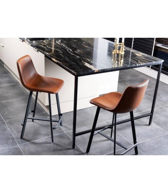 Pusbario kėdė 92896 PU ruda