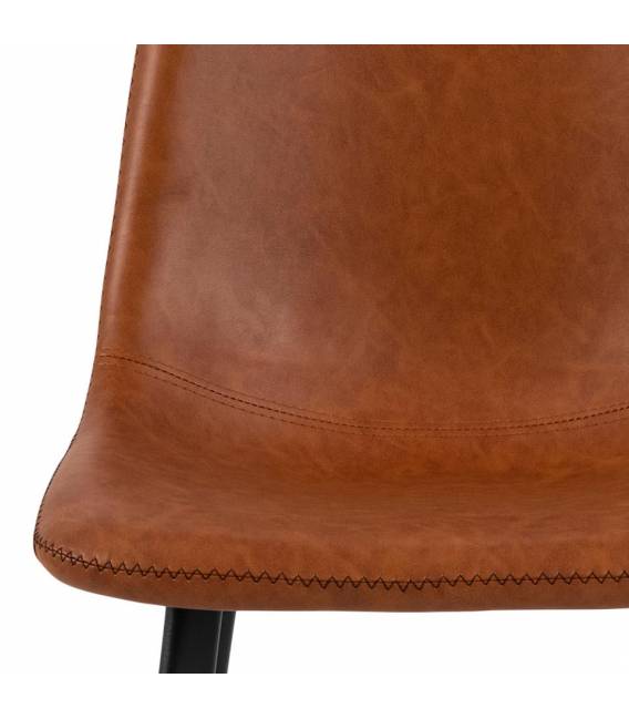 Pusbario kėdė 92896 PU ruda