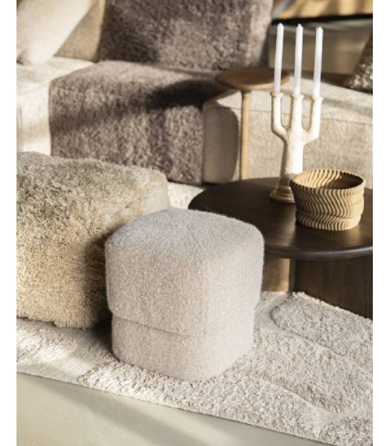 Pufas KELSO 40x40 taupe