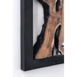 Dekoracija SHERWOOD 60x100 ruda/juoda