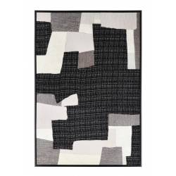 Paveikslas BLISE 83x123 juoda/pilka