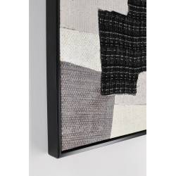 Paveikslas BLISE 83x123 juoda/pilka