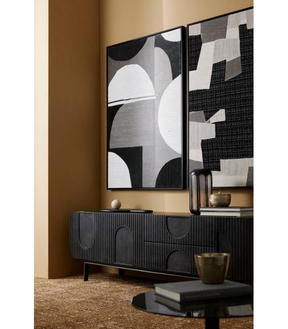 Paveikslas BLISE 83x123 juoda/pilka