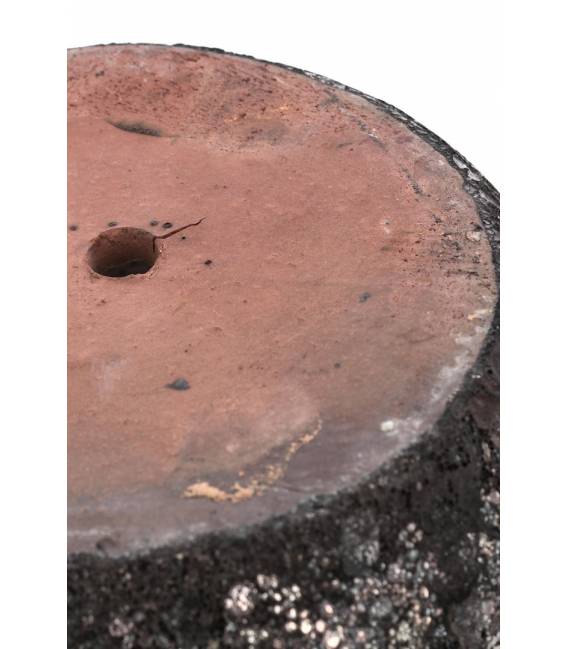 Vazonas RUSTY 27x24 juodas/rudas