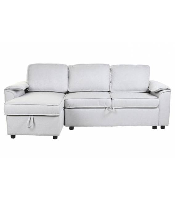 Minkštas kampas MODERN 220x153 šviesiai pilkas