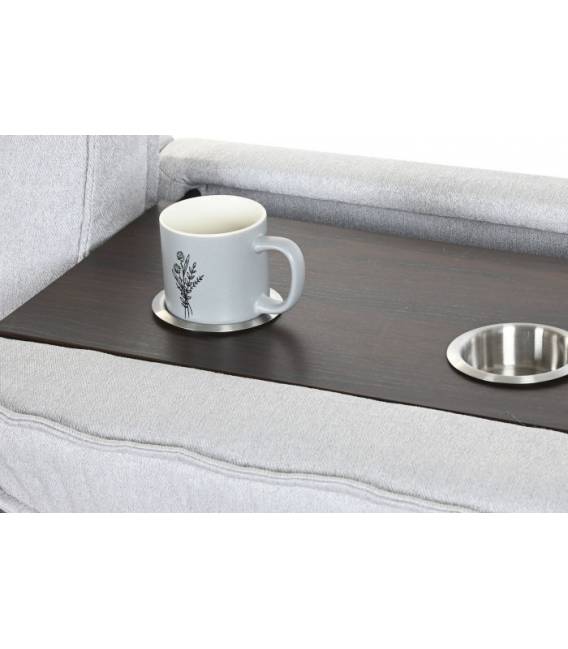 Minkštas kampas MODERN 220x153 šviesiai pilkas