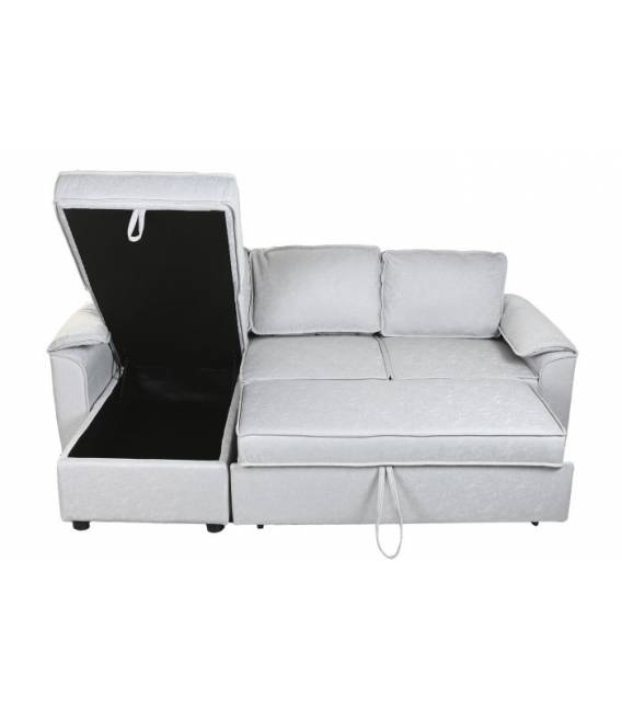 Minkštas kampas MODERN 220x153 šviesiai pilkas