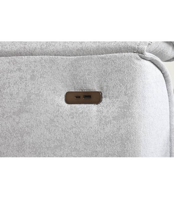 Minkštas kampas MODERN 220x153 šviesiai pilkas