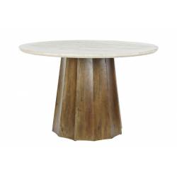 Apvalus stalas AMAREA Ø120 beige
