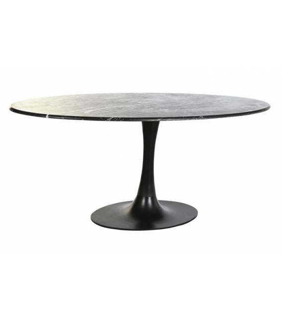Ovalus stalas MODERN 180x100 juodas