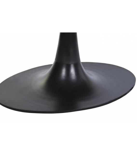 Ovalus stalas MODERN 180x100 juodas