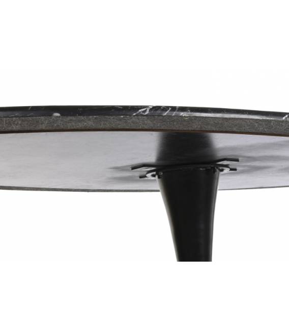 Ovalus stalas MODERN 180x100 juodas