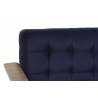 Sofa–lova EUCALYPTUS 203x87 tamsiai mėlyna