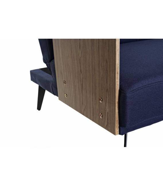 Sofa–lova EUCALYPTUS 203x87 tamsiai mėlyna