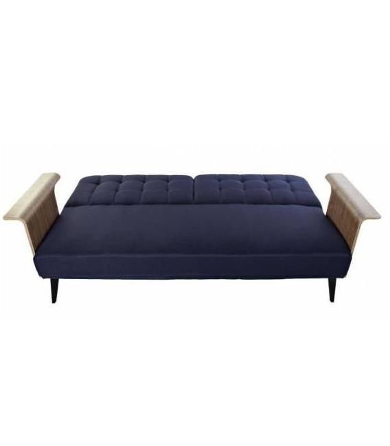 Sofa–lova EUCALYPTUS 203x87 tamsiai mėlyna