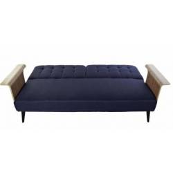 Sofa–lova EUCALYPTUS 203x87 tamsiai mėlyna