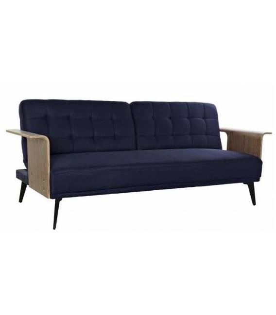 Sofa–lova EUCALYPTUS 203x87 tamsiai mėlyna