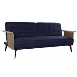 Sofa–lova EUCALYPTUS 203x87 tamsiai mėlyna