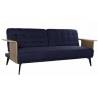 Sofa–lova EUCALYPTUS 203x87 tamsiai mėlyna