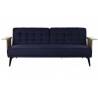 Sofa–lova EUCALYPTUS 203x87 tamsiai mėlyna