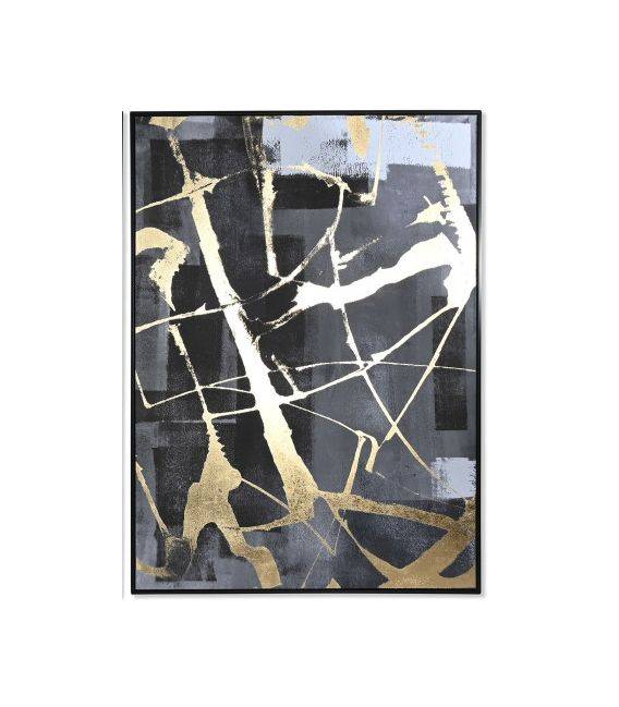 Paveikslas FRAMED–B 103x143 pilkas/auksinis