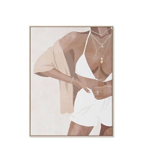 Paveikslas SUMMER GIRL–B 90x120 kreminis