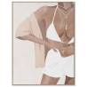 Paveikslas SUMMER GIRL–B 90x120 kreminis