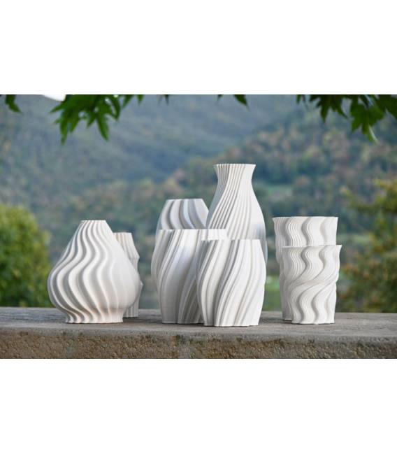 Vaza STONEWARE 14x19 balta