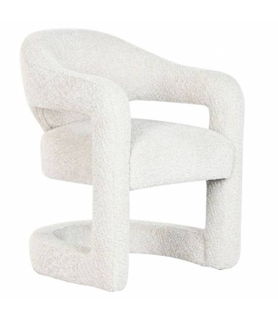 Fotelis LIRIA baltas